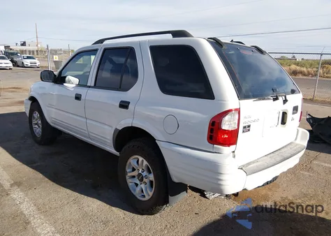 2004 Isuzu Rodeo S 3.2L V6 from USA, damaged, VIN 4S2CK58W944316206